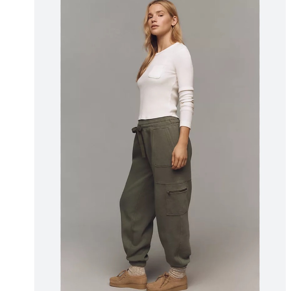 Powder Packed Pants
DAILY PRACTICE BY ANTHROPOLOGIE 
NWT
Color- Green - Picture 7 of 7